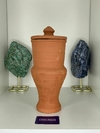 QUARTINHA DE BARRO S/ VERNIZ 18CM - SEM ASA