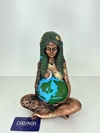IMAGEM ESOTÉRICA - GAIA MÃE TERRA | RESINA | 15CM
