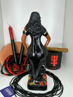 IMAGEM UMBANDA - POMBAGIRA MULAMBO | GESSO | 20CM - comprar online