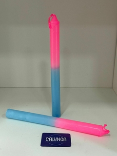 VELA PALITO BICOLOR - 1KG (32 unidades) ESCOLHA A COR