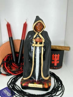 IMAGEM UMBANDA - EXU GUARDIÃO PRETO | GESSO | 20CM