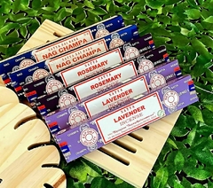 KIT C/ 6 INCENSOS MASSALA SATYA | SORTIDOS | INDIANO ORIGINAL - comprar online