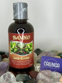 BANHO LÍQUIDO - SETE ERVAS 250ML | FORÇA E PROTEÇÃO