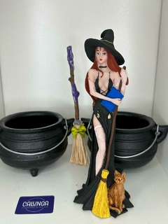 IMAGEM BRUXARIA - BRUXINHA | RESINA | 20CM - loja online