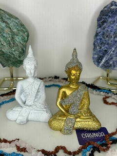 IMAGEM ESOTÉRICA - BUDA TIBETANO | GESSO | 12CM