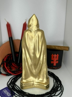 IMAGEM UMBANDA - EXU GUARDIÃO DOURADO | GESSO | 20CM - comprar online