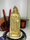 IMAGEM UMBANDA - EXU GUARDIÃO DOURADO | GESSO | 20CM