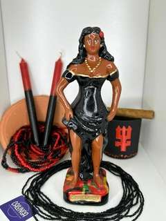 IMAGEM UMBANDA - POMBAGIRA MULAMBO | GESSO | 20CM