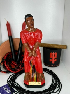 IMAGEM UMBANDA - EXU TIRIRI | GESSO | 20CM