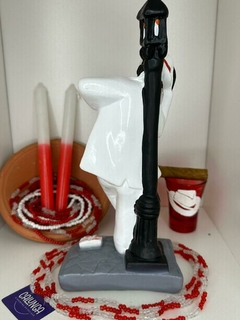 IMAGEM UMBANDA - ZÉ PILINTRA POSTE | GESSO | 20CM - comprar online