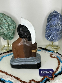 IMAGEM UMBANDA - CABOCLO XOROQUÊ | GESSO | 15CM - comprar online