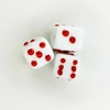 FIRMA ESPECIAL | DADO BRANCO C/ VERMELHO M - UNIDADE