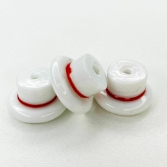 FIRMA ESPECIAL | CHAPÉU BRANCO C/ VERMELHO M - UNIDADE
