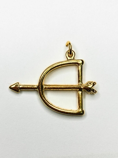 PINGENTE ARCO E FLECHA | MODELO 43 | DOURADO - UNIDADE