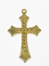 PINGENTE CRUCIFIXO | MODELO 58 | DOURADO - UNIDADE