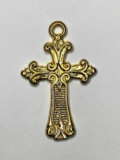 PINGENTE CRUCIFIXO | MODELO 62 | DOURADO - UNIDADE
