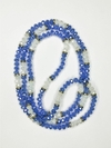 GUIA DE CRISTAL - 60CM | AZUL ROYAL/BRANCA