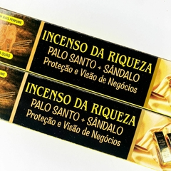 INCENSO DA RIQUEZA | PALO SANTO E SÂNDALO - PROTEÇÃO E VISÃO DE NEGÓCIOS | SEM CARVÃO