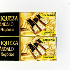 INCENSO DA RIQUEZA | PALO SANTO E SÂNDALO - PROTEÇÃO E VISÃO DE NEGÓCIOS | SEM CARVÃO - CALUNGA