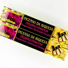 INCENSO DA RIQUEZA | ORQUÍDEA FRANCESA - PROSPERIDADE E PURIFICAÇÃO | SEM CARVÃO - comprar online