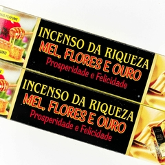 INCENSO DA RIQUEZA | MEL, FLORES E OURO - PROSPERIDADE E FELICIDADE | SEM CARVÃO