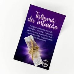 TALISMÃ DA INTUIÇÃO | SELENITA E AMETISTA