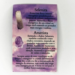 TALISMÃ DA INTUIÇÃO | SELENITA E AMETISTA na internet