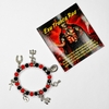 PULSEIRA DE CRISTAIS COM PINGENTES - TRANCA RUA