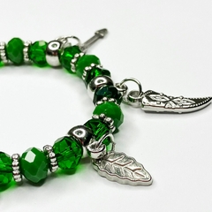 PULSEIRA DE CRISTAIS COM PINGENTES - CABOCLOS - loja online