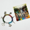 PULSEIRA DE CRISTAIS COM PINGENTES - SETE LINHAS