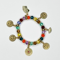 PULSEIRA DE CRISTAIS COM PINGENTES - CIGANOS - comprar online