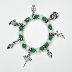 PULSEIRA DE CRISTAIS COM PINGENTES - OSSAIN - comprar online