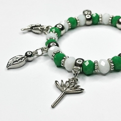 PULSEIRA DE CRISTAIS COM PINGENTES - OSSAIN - loja online