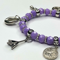 PULSEIRA DE CRISTAIS COM PINGENTES - NANÃ BURUQUÊ - loja online