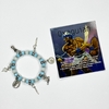 PULSEIRA DE CRISTAIS COM PINGENTES - OXAGUIAN | AZUL E BRANCA