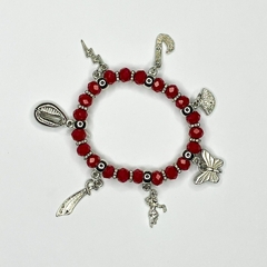 PULSEIRA DE CRISTAIS COM PINGENTES - IANSÃ - comprar online