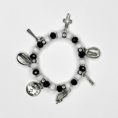 PULSEIRA DE CRISTAIS COM PINGENTES - OMOLU - comprar online