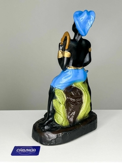 IMAGEM ORIXÁ - LOGUN EDÉ | GESSO | 23CM - loja online
