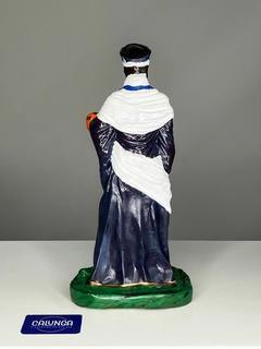 IMAGEM ORIXÁ - NANÃ | BRANCA/AZUL | 23CM - CALUNGA