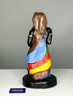 IMAGEM ORIXÁ - OXUMARÉ | GESSO | 23CM - CALUNGA
