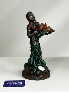 IMAGEM ORIXÁ - OSSAIN | RESINA | 15CM - CALUNGA
