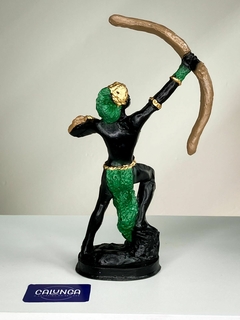 IMAGEM ORIXÁ - OXÓSSI | RESINA | 15CM - CALUNGA