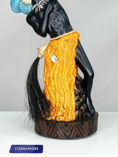 IMAGEM ORIXÁ - OXÓSSI | RESINA | 26CM | ORIGINAL CAMASI - CALUNGA