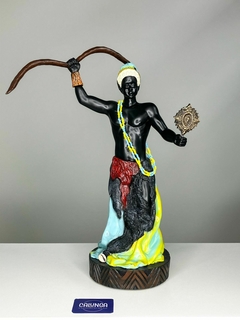 IMAGEM ORIXÁ - LOGUN EDÉ | RESINA | 26CM | ORIGINAL CAMASI