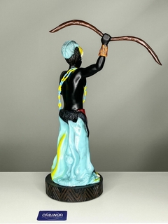 IMAGEM ORIXÁ - LOGUN EDÉ | RESINA | 26CM | ORIGINAL CAMASI