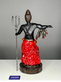 IMAGEM ORIXÁ - EXU | RESINA | 26CM | ORIGINAL CAMASI - comprar online