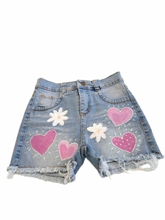 SHORT DE JEAN INTERVENIDO - comprar online