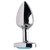 Plug Anal de Aço com pedra Cristal P - Sex Shop - loja online