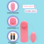 Kit Vibrador Bullet Multivelocidade +Vibrador Personal +Golfinho Ponto G +Plugue Aço +Egg Masturbador - loja online