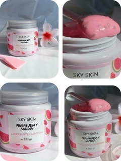 Mascarilla exfoliante Corporal Frambuesa y Sandía